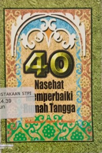 Image of 40 nasehat memperbaiki rumah tangga