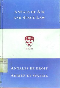 Image of Annals Of Air and Space Law