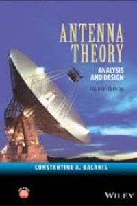 Image of Antenna theory : analysis and design