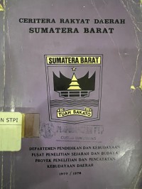 Cerita rakyat daerah Sumatera Barat
