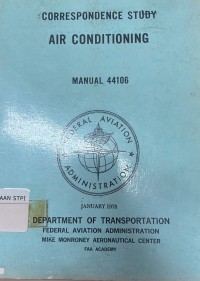 Correspondence study air conditioning manual 44106