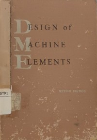 Design of machine elements