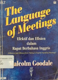 Efektif dan efisien dalam rapat berbahasa Inggris