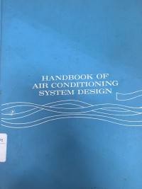 Handbook of air conditioning system design