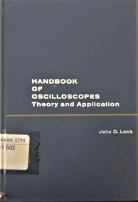 Image of Handbook of oscilloscopes : theory and application