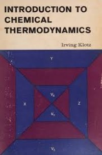 Introduction to chemical thermodynamics