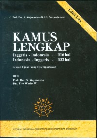 Kamus lengkap Inggris - Indonesia, Indonesia - Inggris