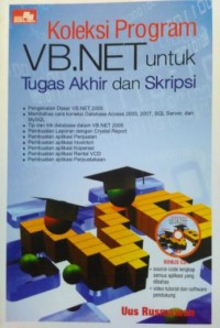 Image of Koleksi program VB.NET untuk tugas akhir dan skripsi