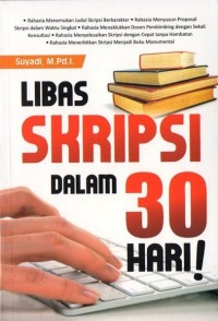 Image of Libas skripsi dalam 30 hari