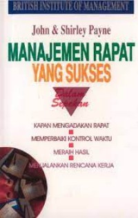 Manajemen rapat yang sukses dalam sepekan
