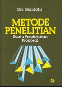 Image of Metode penelitian: suatu pendekatan proposal