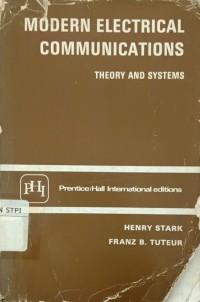 Modern electrical communication :theory and systems