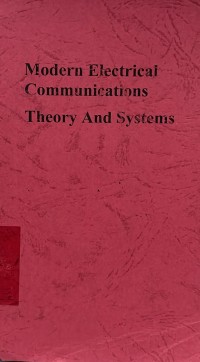 Image of Modern electrical communications : theory and systems