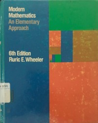 Modern mathematics an elementary approach