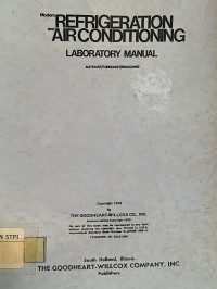 Image of Modern refrigeration and air conditioning ; laboratory manual