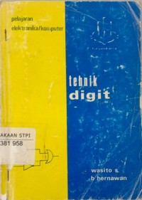 Image of Pelajaran elektronika/komputer:  teknik digit