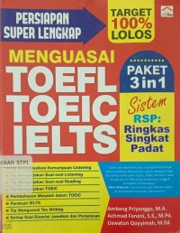 Persiapan super lengkap menguasai TOEL TOEIC IELTS