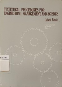 Statistical procedure for engineering, management, and science