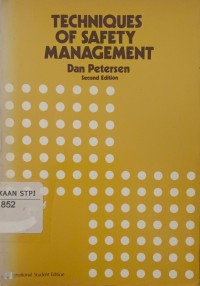 Techniques of safety management