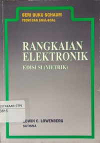 Image of Teori dan soal-soal rangkaian elektronika