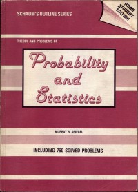 Theory and problems of probability and statistics