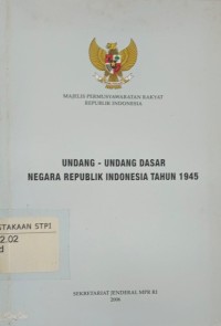 Undang-Undang Dasar Negara Republik Indonesia tahun 1945